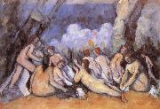 Paul Cezanne Ibe large batbers Spain oil painting artist